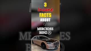 3 Insane facts about Mercedes Benz 😮 shorts mercedes facts [upl. by Wsan]