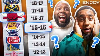 Our new favorite NBA trivia game goes CRAZY [upl. by Siduhey803]