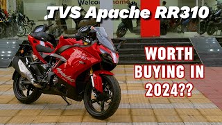 All New Tvs Apache RR310 🚀2024 Detailed Review  Price Drop❓️💸Updates Features 2024 review [upl. by Teerell94]