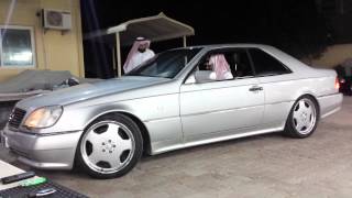 My special friend Ahmed Al Hazem احمد الحازم from Saudi Arabia driving my 1996 AMG S72 Coupe [upl. by Hedvige]