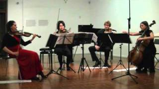 Idee Fixe Ensemble  EFirsovaString quartet nr3 [upl. by Hinckley]