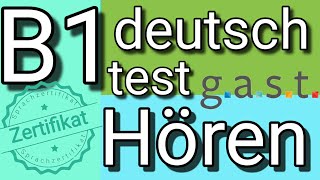 DTZ Deutschtest Hören [upl. by Witcher]