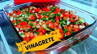 COMO FAZER VINAGRETE RÁPIDO E DELICIOSO  CANAL RECEITAS E FAMÍLIA [upl. by Eliathan]