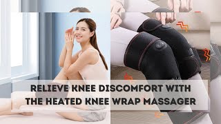 Heated Knee Wrap Massager  Support Brace Infrared Heating Therapy for Knee Pain Relief [upl. by Siulesoj939]