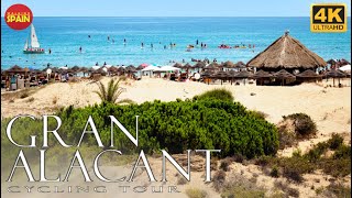 🇪🇸4K GRAN ALACANT Tour AMAZING summer day at Mirador Santa Pola amp Carabassí beach ALICANTE spain [upl. by Procto]