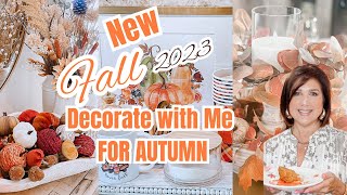 🍂NEW 🍂DECORATE WITH ME For AUTUMN🍁  How To  COZY KITCHEN amp DINETTE  2023 [upl. by Carmelina438]