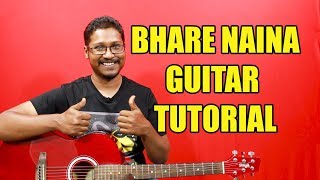 Bhare Naina Ra One  Guitar Tutorial ColourfulChords  Full Lesson  Live Version [upl. by Vins]