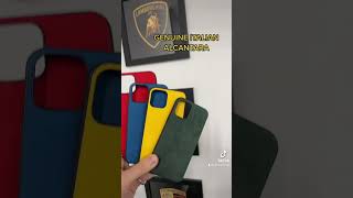 Alcantara iPhone cases 🇮🇹 [upl. by Egor]