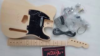 Build your guitarsDiy Tele Guitar Kits by Aiersi Guitar [upl. by Giorgio735]