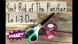 Get Rid of Pacifier Quickly  My 13 Day Method [upl. by Wistrup852]