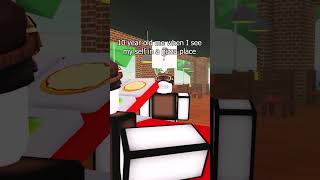 Pizza Place twin shorts short roblox funny robloxmemes Goldfishiess [upl. by Nhoj]