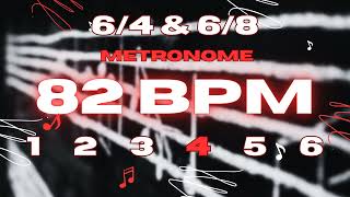 82 BPM  64 amp 68 Metronome [upl. by Mireille]