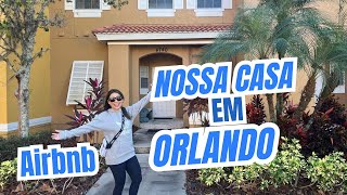 Tour completo pela nossa casa em Orlando para férias alugamos pelo airbnb [upl. by Omle959]