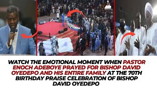 WATCH HOW PASTOR ADEBOYE PRAYED FOR DAVID OYEDEPO amp HIS FAMILY AT BDOS 70TH BIRTHDAY CELEBRATION [upl. by Raclima]