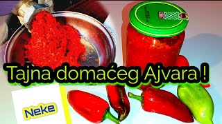 Kako napraviti savršen ajvar od paprike  Tajna recepta DomaćiAjvar AjvarRecipe AjvarRezept [upl. by Manara]