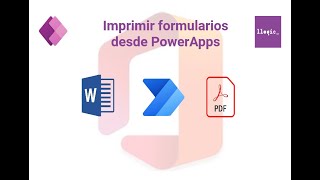 Imprimir formularios desde PowerApps [upl. by Annoyt]