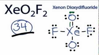 XeO2F2 Lewis Structure  How to Draw the Lewis Structure for XeO2F2 [upl. by Lyret]