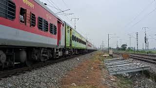 13151 Kolkata Jammu Tawi Express Slowest Skipping Jhulka Bridge train indianrailways youtube [upl. by Salb]