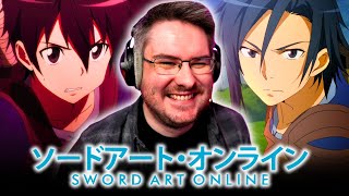 MY FIRST TIME WATCHING SWORD ART ONLINE  Episode 1 REACTION [upl. by Allista289]