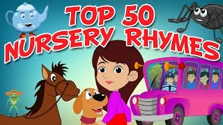 Top 50 Hit Songs  Collection Of Animated Nursery Rhymes For Kids [upl. by Tak466]