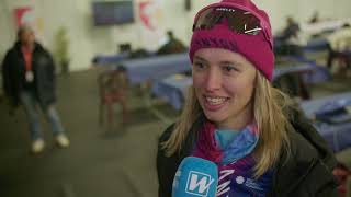 Kasia Niewiadoma post race interview FW [upl. by Zabrina]