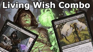 WISHING FOR MARALEN Living Wish Combo Golgari Midrange Combo with Chain of Smog Legacy MTG [upl. by Gunas294]