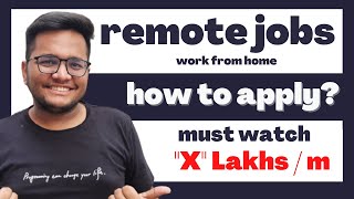 How to apply for Remote Jobs  Work From Home  Software Engineering Edition [upl. by Mellisent909]