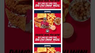 Zaxby’s got the buy one Zax Snack get another one free [upl. by Eads]