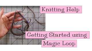 Knitting Help  Getting Started with Magic Loop [upl. by Ellennaj]