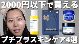 【厳選】2000円以下で買える、実際に使ってよかったプチプラスキンケア4選【オイリー肌】 [upl. by Salba591]