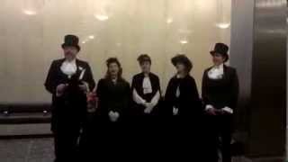 The First Noel Dickens Carolers NYC [upl. by Anabelle]