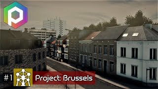 Cities Skylines Project Brussels 1  Laeken amp Quartier Nord [upl. by Nilkoorb]