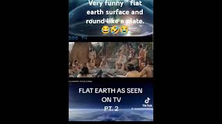 Is Earth surface Really FLAT and ROUND like a Plate funny funnyvideo facts viralvideo video [upl. by Reifinnej]