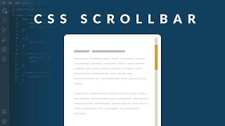 Create CUSTOM SCROLL BAR in CSS  How to Customize Scrollbar [upl. by Nauqaj]