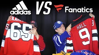 NHL Jersey Review  Adidas vs Fanatics [upl. by Ramhaj705]