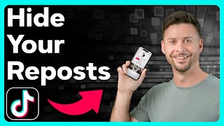 How To Hide Reposts On TikTok [upl. by Delwyn]