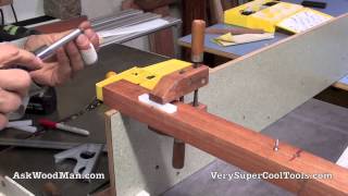 Table Saw Tenoning Jig That Captures Onto Auxiliary Fences 5 of 12 [upl. by Raf]