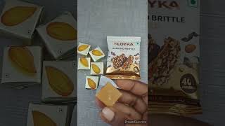 veryteasty loyka almond brittle goldsinful dark chococaramel amproasted almondchocolateshortsfeed [upl. by Goto]