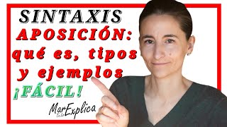 ✅ Aposición qué es tipos y ejercicio práctico sintaxis con Trucos y Ejemplos [upl. by Norret307]