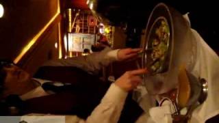 Foodnutcom  House of Prime Rib  San Francisco  Salad Tossing [upl. by Grimbald]