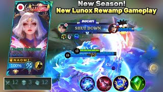 NEW SEASON✨NEW REWAMP LUNOX GAMEPLAY🔥Lunox Divine Goddess Best Build [upl. by Morville]