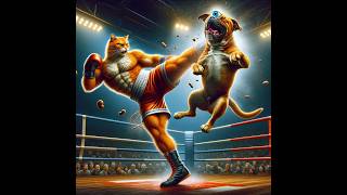 Meow Meow Fight for Daddy cat meow funny animals funny cute unstoppable [upl. by Irvine723]