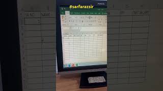 Print A TO Z Character in Excel sarfarazsir uniquecollege [upl. by Ahseenak]