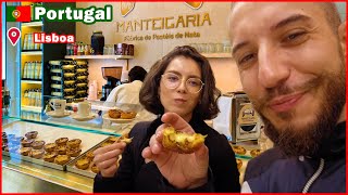 LISABONA 1  Cea mai delicioasa Pasteis de Nata din oras [upl. by Lorimer740]