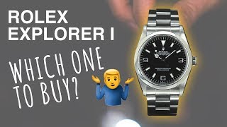 Which ROLEX EXPLORER 1 to choose [upl. by Affrica185]