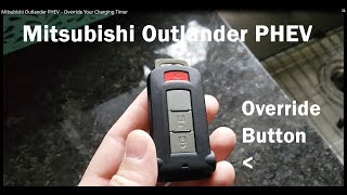 Mitsubishi Outlander PHEV Update  Override A Charging Timer [upl. by Howard]