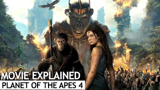 Kingdom of the Planet of the Apes Movie Explained in Hindi  BNN Review [upl. by Garv937]