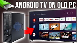 Turn PC into Android TV  Portable Android TV USB [upl. by Fillbert]