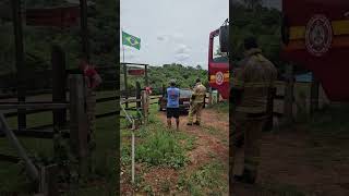 Rompimento de fio de alta tensão em São Pedro do Sul [upl. by Balkin]