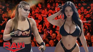 WWE Full Match  Benisha Vs Ronda Rousey  Monday Night RAW Full Match [upl. by Fondea]